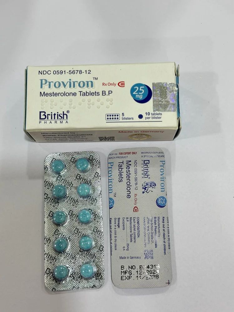 Proviron 25 mg Mesterolone Tablets (10 Tablets)