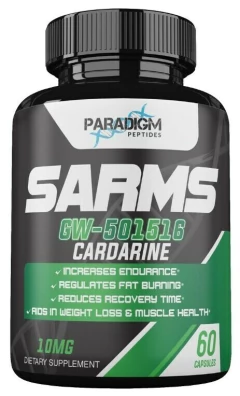 Cardarine GW501516 (10mg x 60caps) Peptides